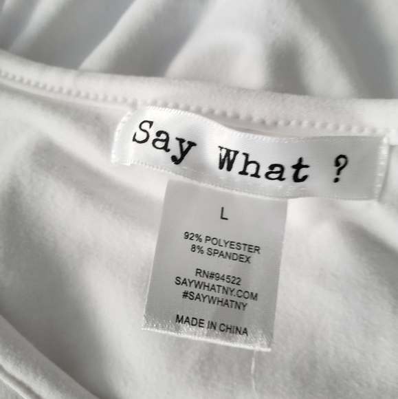 Say What? White dress - Picture 6 of 6